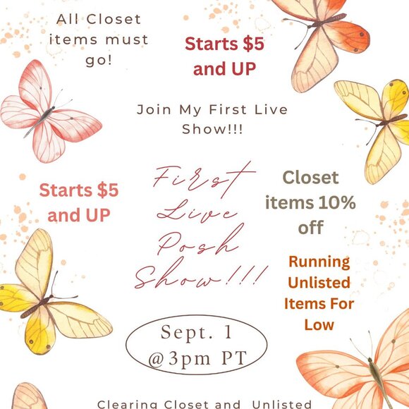 First Live Show Notification!!!! Flash Sale!! - Picture 2 of 3